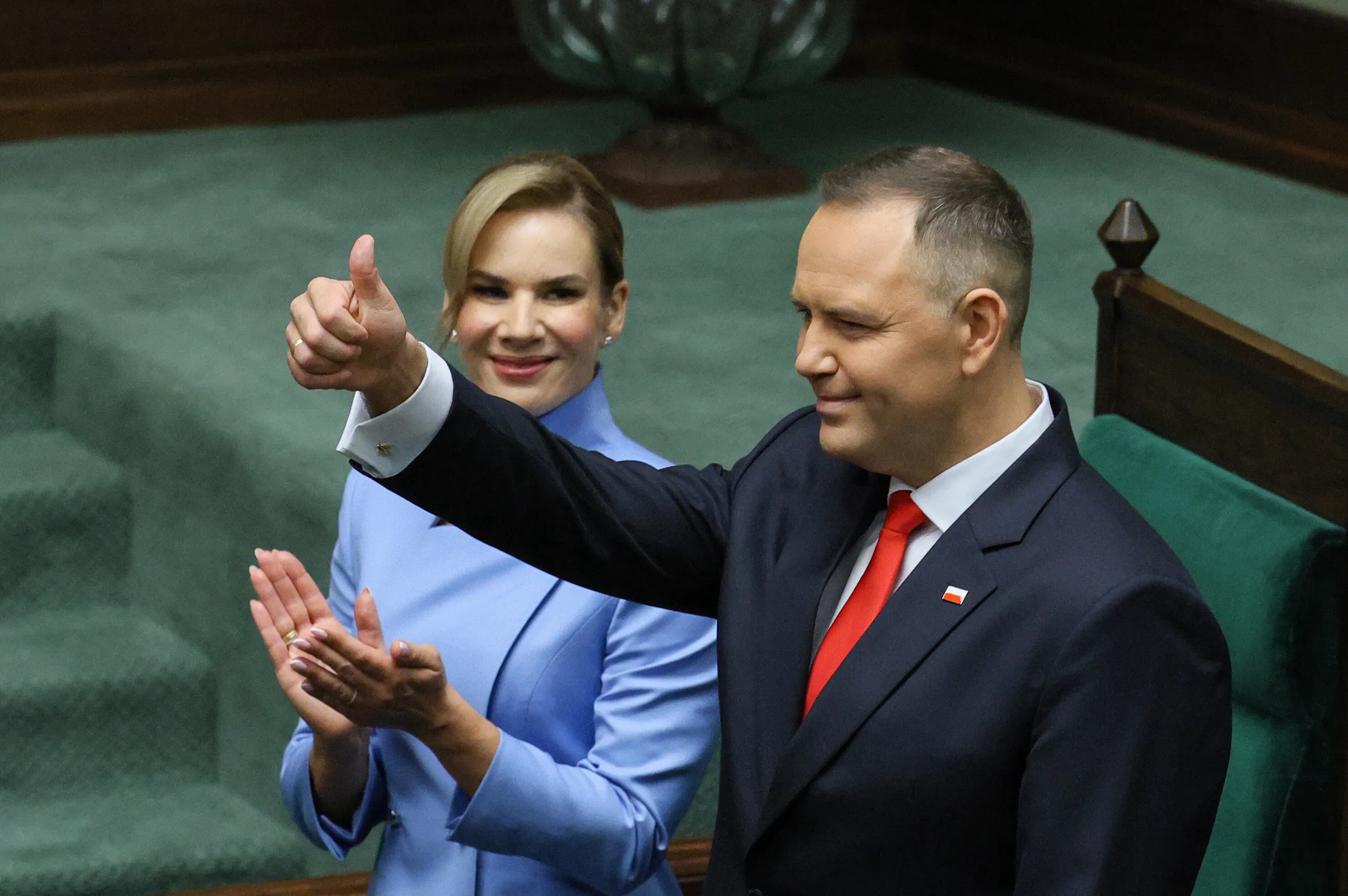 Karol Nawrocki z Żoną