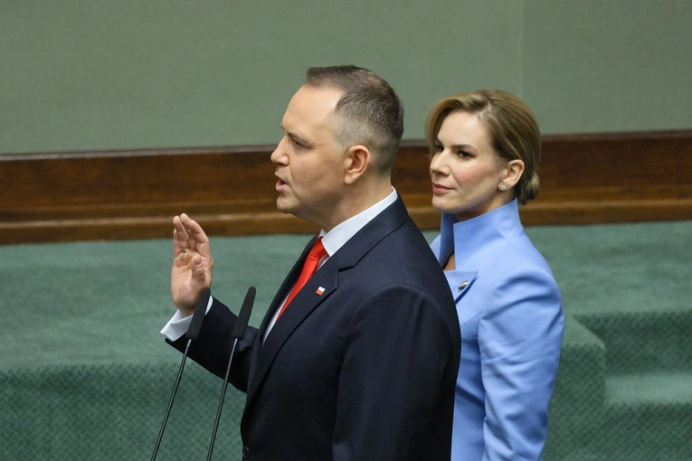 Karol Nawrocki Składający Przysięge